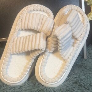 Cozy Cream Slippers